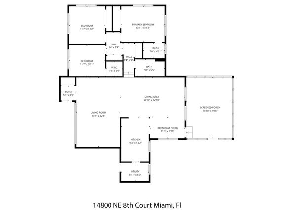 14800 NE 8th Ct, Miami FL 33161