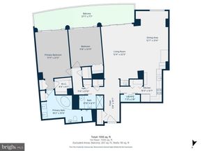 1300 Crystal Drive 1107S, Arlington VA 22202