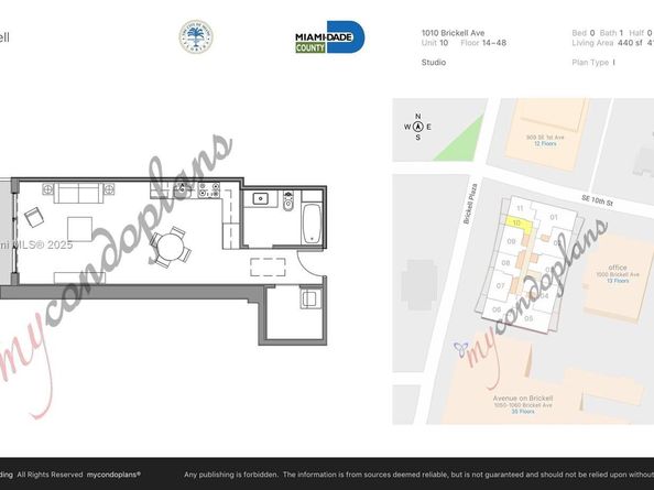 1010 Brickell Ave 2110, Miami FL 33131