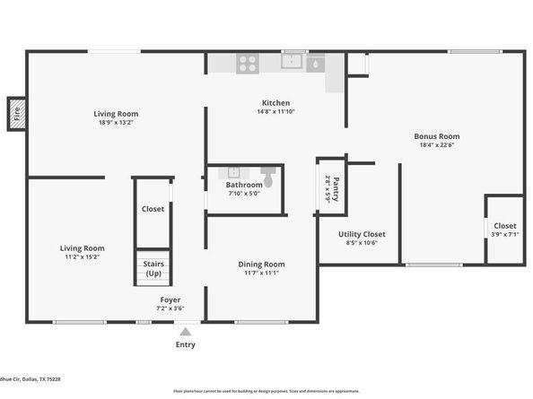 8036  Woodhue Circle , Dallas Texas 75228