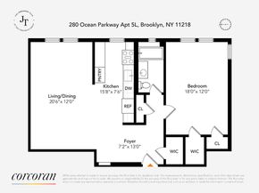280 Ocean Parkway 5L, Brooklyn NY 11218
