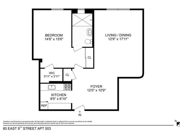 60 East 9th Street 503, New York NY 10003
