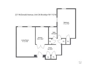 221 Mcdonald Avenue 3A, Brooklyn NY 11218