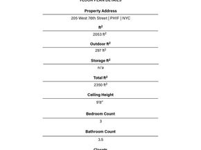 205 West 76th Street PH1F, New York NY 10023