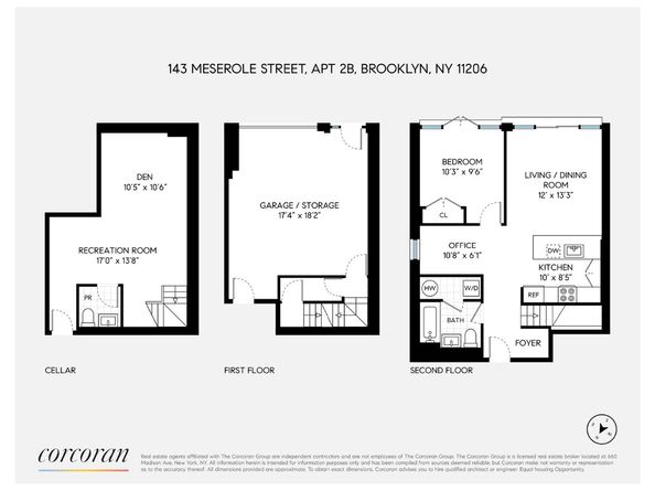 143 Meserole Street 2B, Brooklyn NY 11206