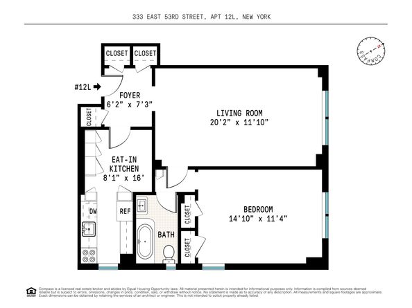 333 East 53rd Street 12L, New York NY 10022