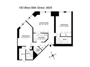 150 West 56th Street 4605, New York NY 10019
