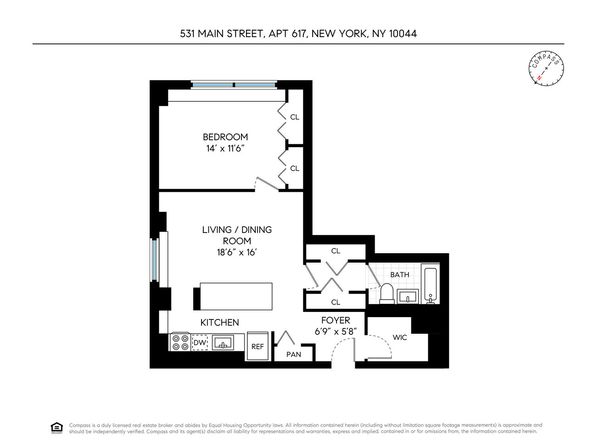 531 Main Street 617, New York NY 10044
