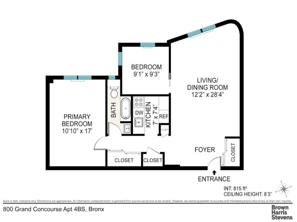 800 Grand Concourse 4BS, Bronx NY 10451