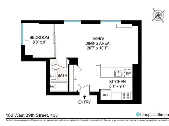 100 West 39th Street 43J, New York NY 10018