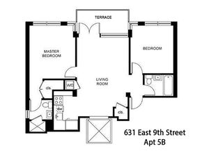 631 East 9th Street 5B, New York NY 10009