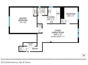 3512 Oxford Avenue 2F, Bronx NY 10463