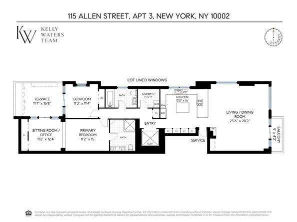 115 Allen Street 3, New York NY 10002
