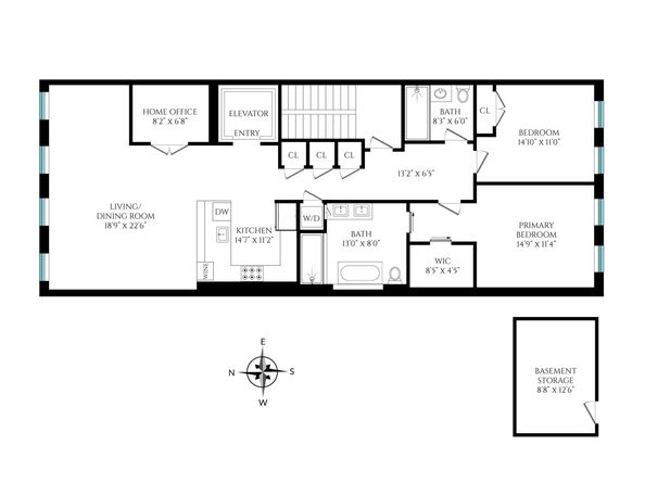 88 Chambers Street 2, New York NY 10007