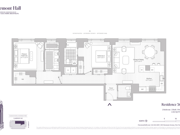 100 Claremont Avenue 36B, New York NY 10027