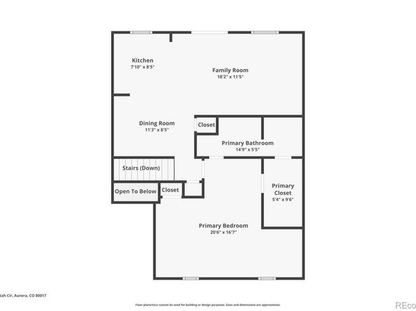 18998 E Utah Circle, Aurora CO 80017