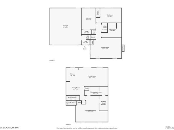 18998 E Utah Circle, Aurora CO 80017