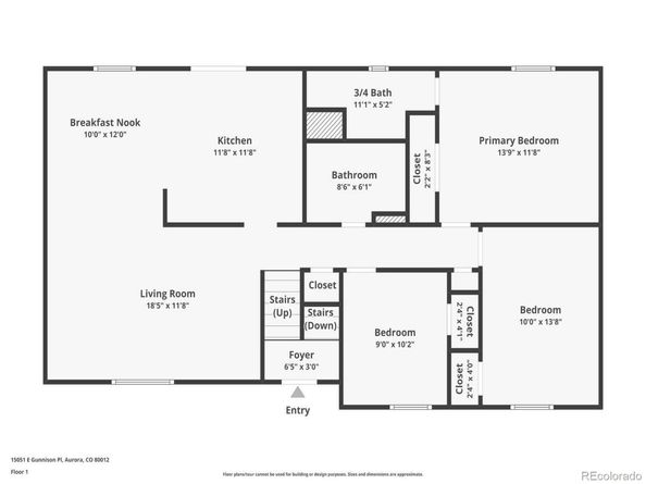 15051 E Gunnison Place, Aurora CO 80012