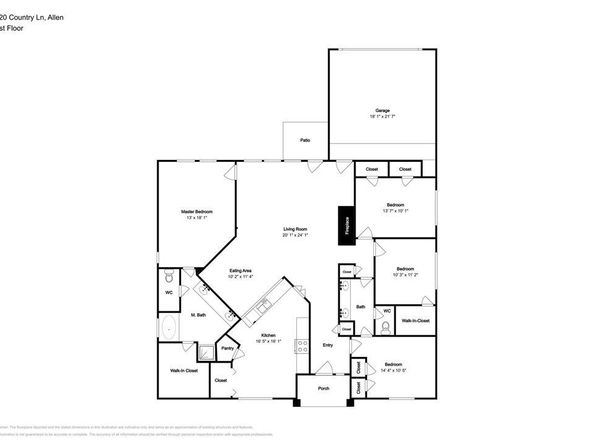 1420  Country Lane , Allen Texas 75002