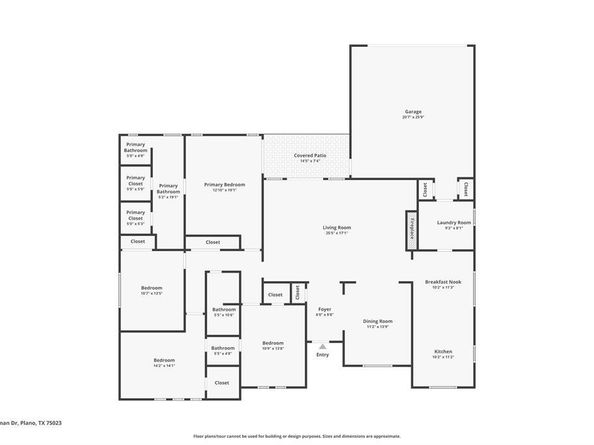 2804  Quail Ridge Drive , Carrollton Texas 75006
