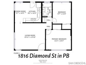 1816 Diamond Street, San Diego CA 92109