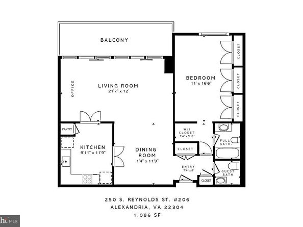 250 S Reynolds Street 206, Alexandria VA 22304