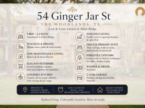 54 Ginger Jar Street, The Woodlands TX 77382