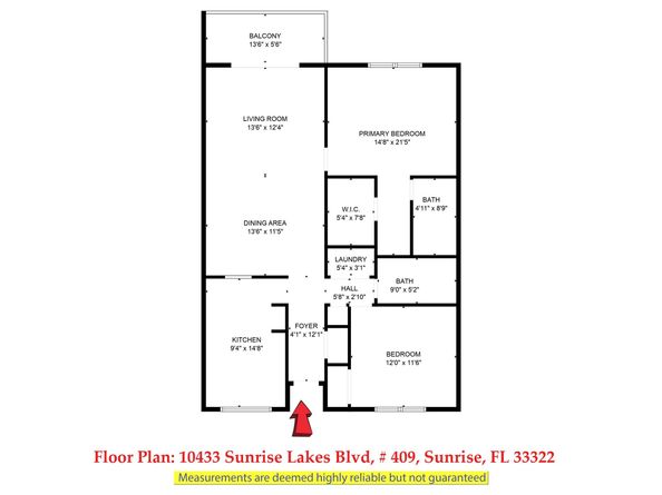 10433 Sunrise Lakes Blvd 409, Sunrise FL 33322