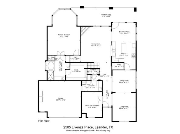 2505 Livenza PL, Leander TX 78641