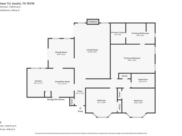 6408 Steer TRL, Austin TX 78749