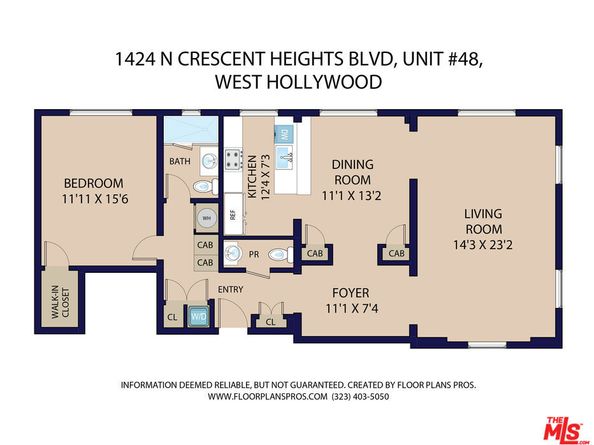 1424 N Crescent Heights Boulevard 48, West Hollywood CA 90046