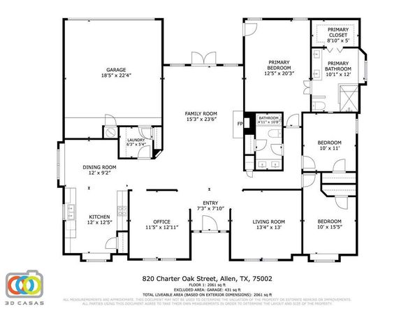 820  Charter Oak Street , Allen Texas 75002