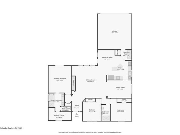 7313  San Carlos Drive , Rowlett Texas 75089