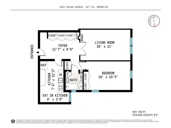 3025 Ocean Avenue 1O, Brooklyn NY 11235