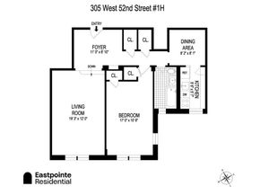 305 West 52nd Street 1H, New York NY 10019