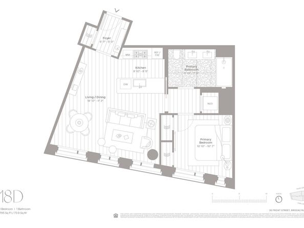 30 Front Street 18D, Brooklyn NY 11201
