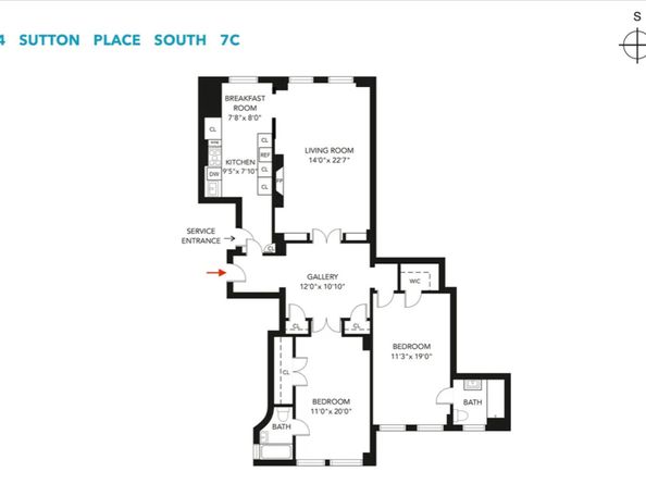 14 Sutton Place S 7C, New York NY 10022