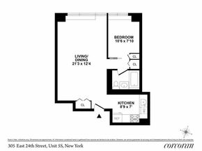 305 East 24th Street 5S, New York NY 10010