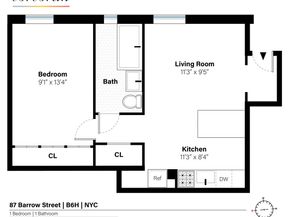87 Barrow Street B6H, New York NY 10014