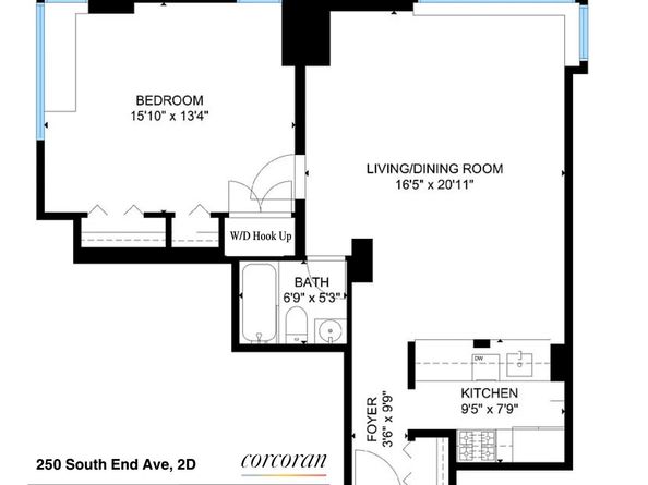 250 South End Avenue 5D, New York NY 10280