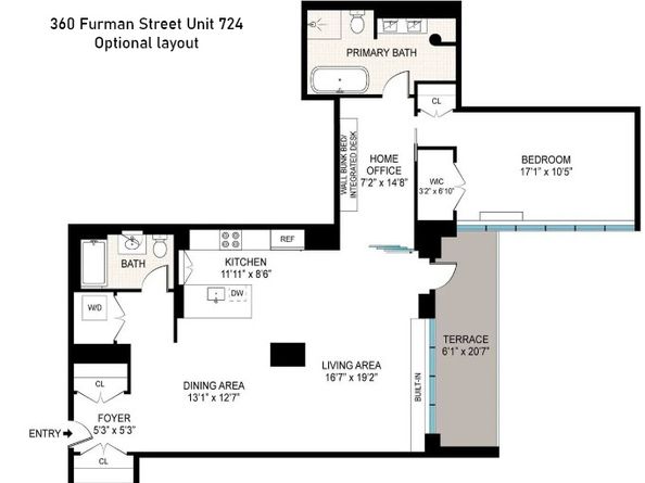 360 Furman Street 724, Brooklyn NY 11201
