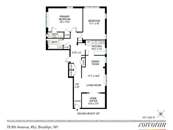 78 8th Avenue 5J, Brooklyn NY 11215