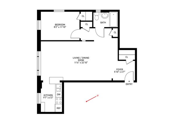 225 Park Place 1B, Brooklyn NY 11238