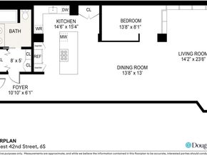 529 West 42nd Street 6S, New York NY 10036