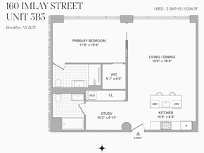 160 Imlay Street 3B3, Brooklyn NY 11231