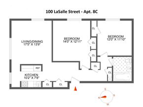 100 La Salle Street 8C, New York NY 10027
