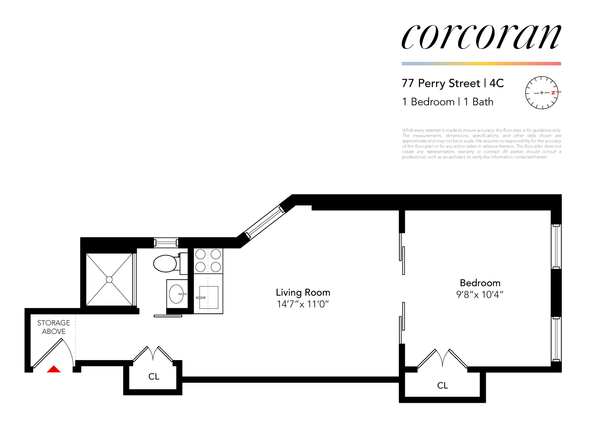 77 Perry Street 4C, New York NY 10014