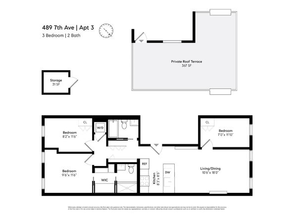 489 7th Avenue 3, Brooklyn NY 11215