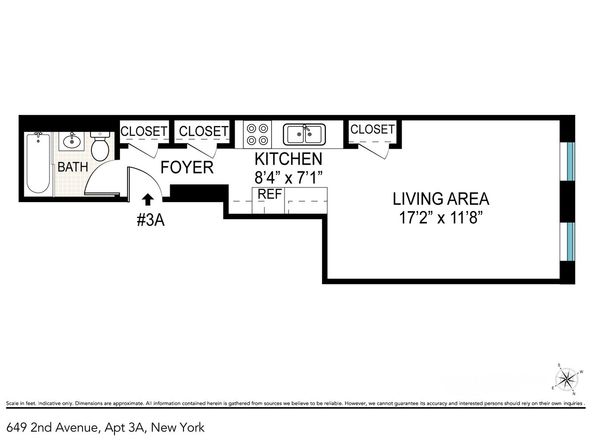 649 2nd Avenue 3A, New York NY 10016