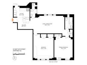 65 West 95th Street 4C, New York NY 10025